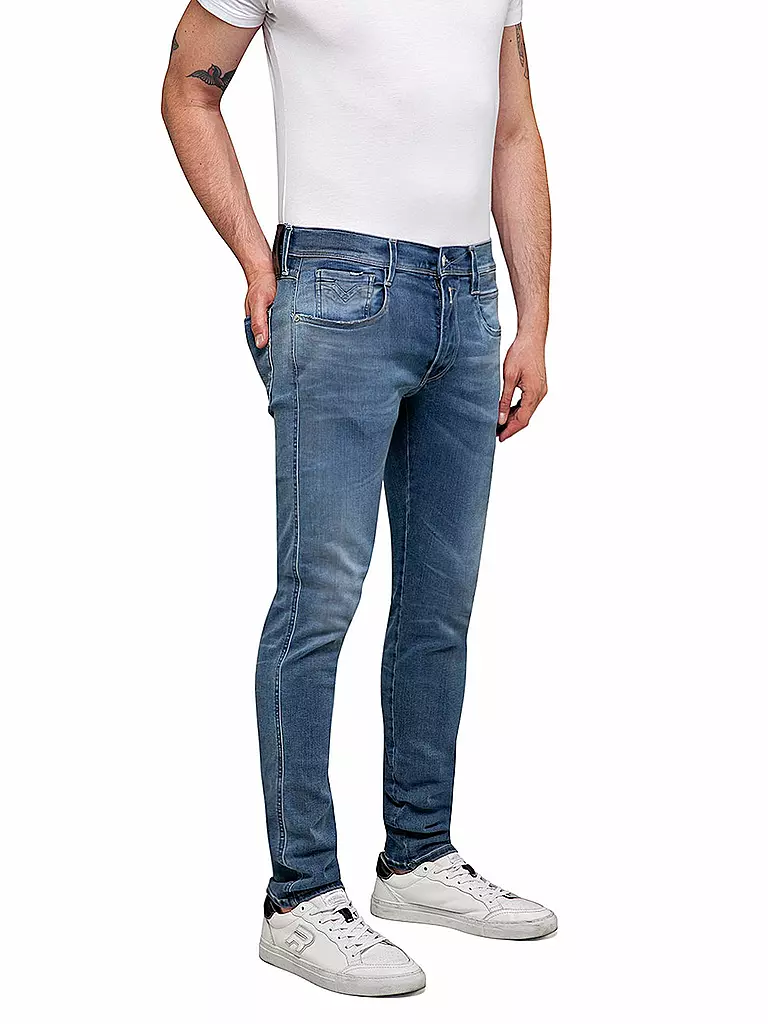 REPLAY | Jeans Slim Fit Anbass Hyperflex Bio | hellblau