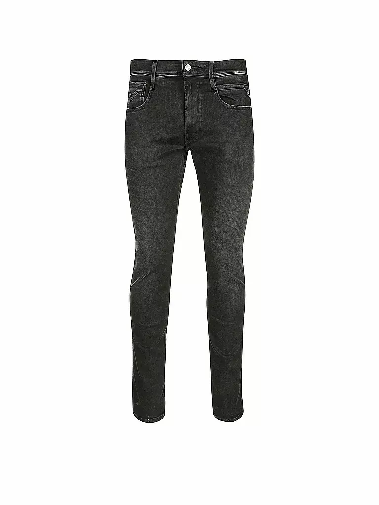 REPLAY | Jeans Slim Fit ANBASS HYPERFLEX CLOUDS | schwarz