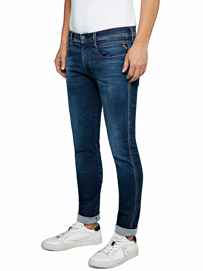 REPLAY | Jeans Slim Fit ANBASS HYPERFLEX CLOUDS | blau