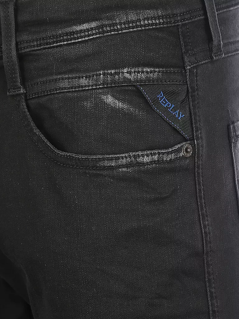 REPLAY | Jeans Slim Fit Anbass Hyperflex | schwarz