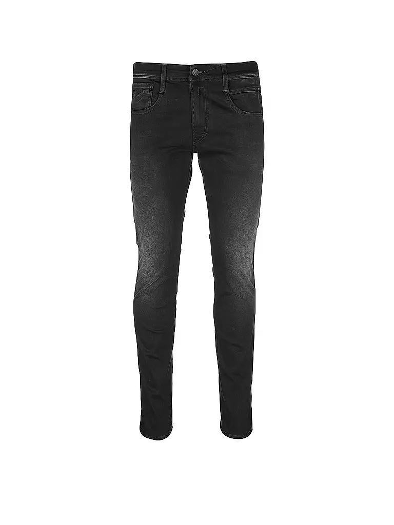 REPLAY | Jeans Slim Fit Anbass X-Lite Hyperflex | schwarz