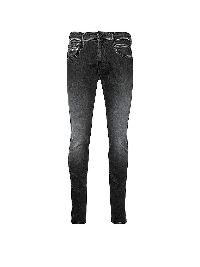 REPLAY | Jeans Slim-Fit "Anbass - Hyperflex" | schwarz
