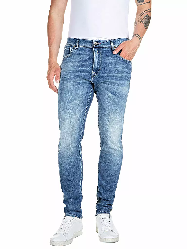 REPLAY | Jeans Tapered Fit Mickym | blau