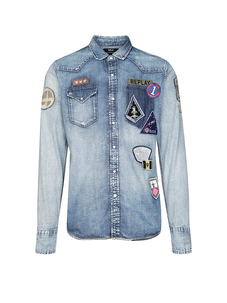 REPLAY | Jeanshemd Regular-Fit | 