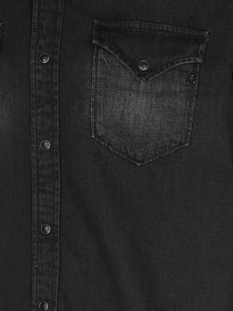 REPLAY | Jeanshemd | schwarz