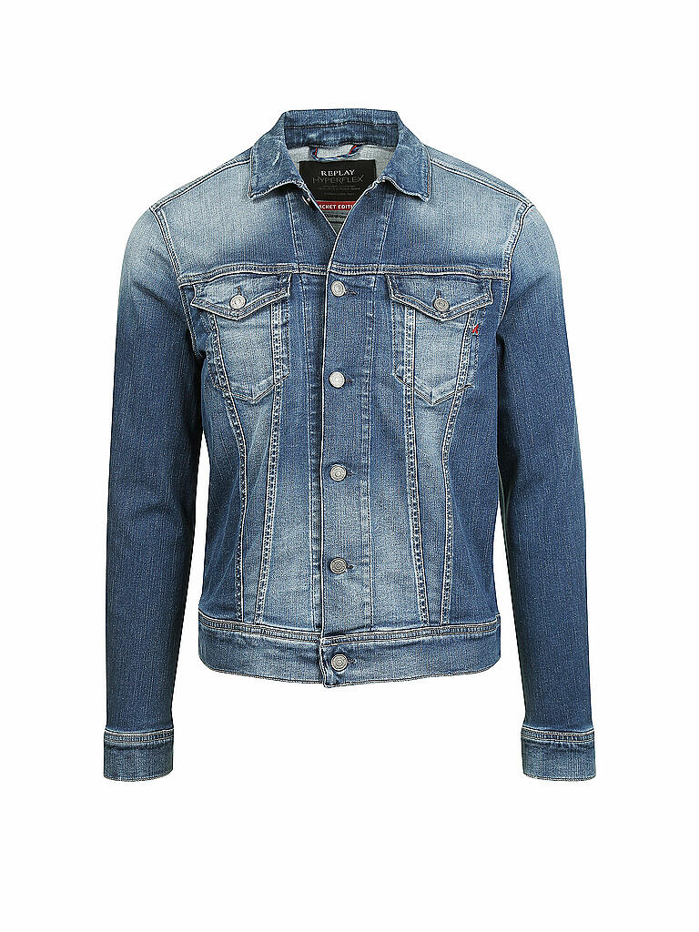 REPLAY | Jeansjacke "Hyperflex" | blau