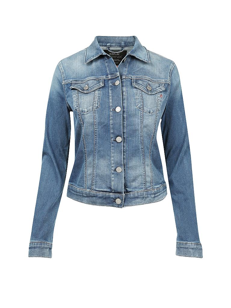 Replay Jeansjacke Damen Hyperflex REPLAY Jeansjacke