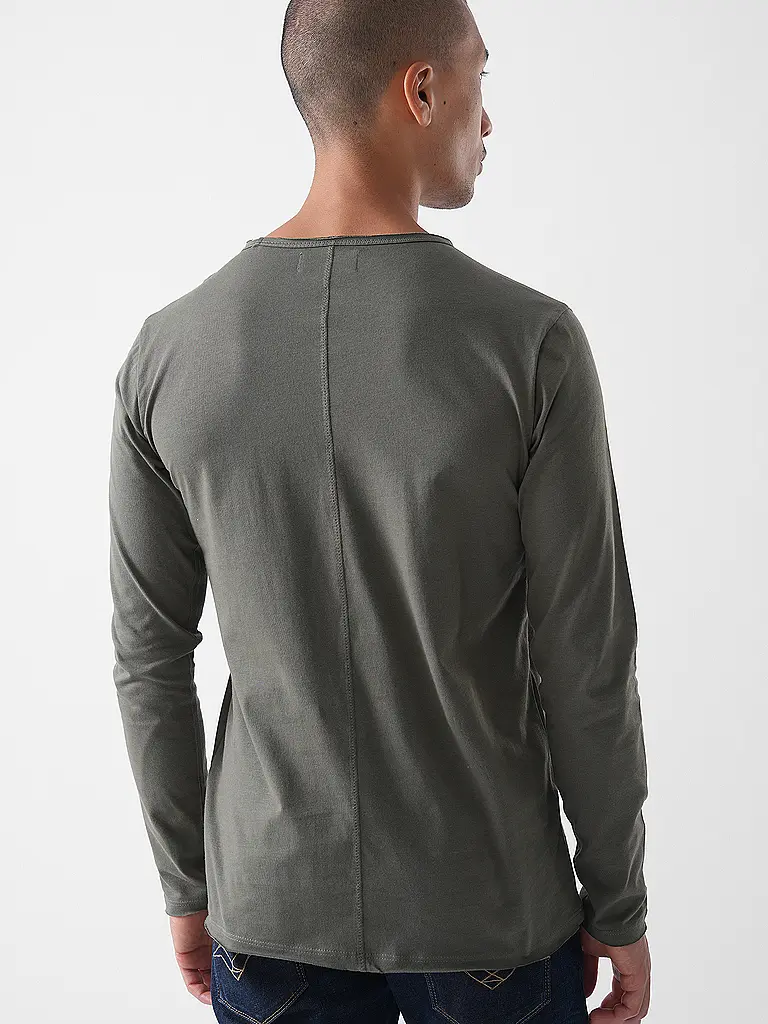 REPLAY | Langarmshirt  | olive