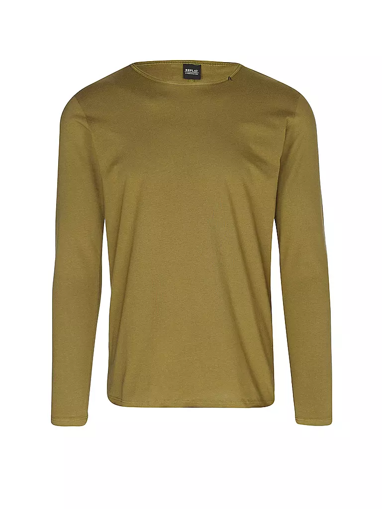 REPLAY | Langarmshirt | olive