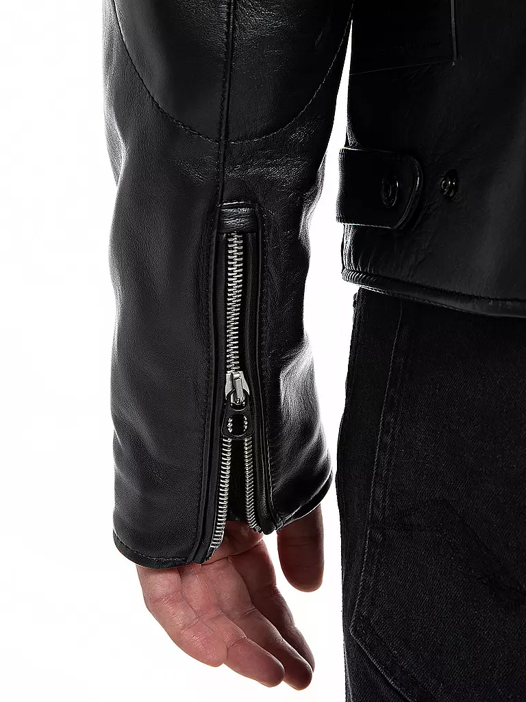 REPLAY | Lederjacke | schwarz