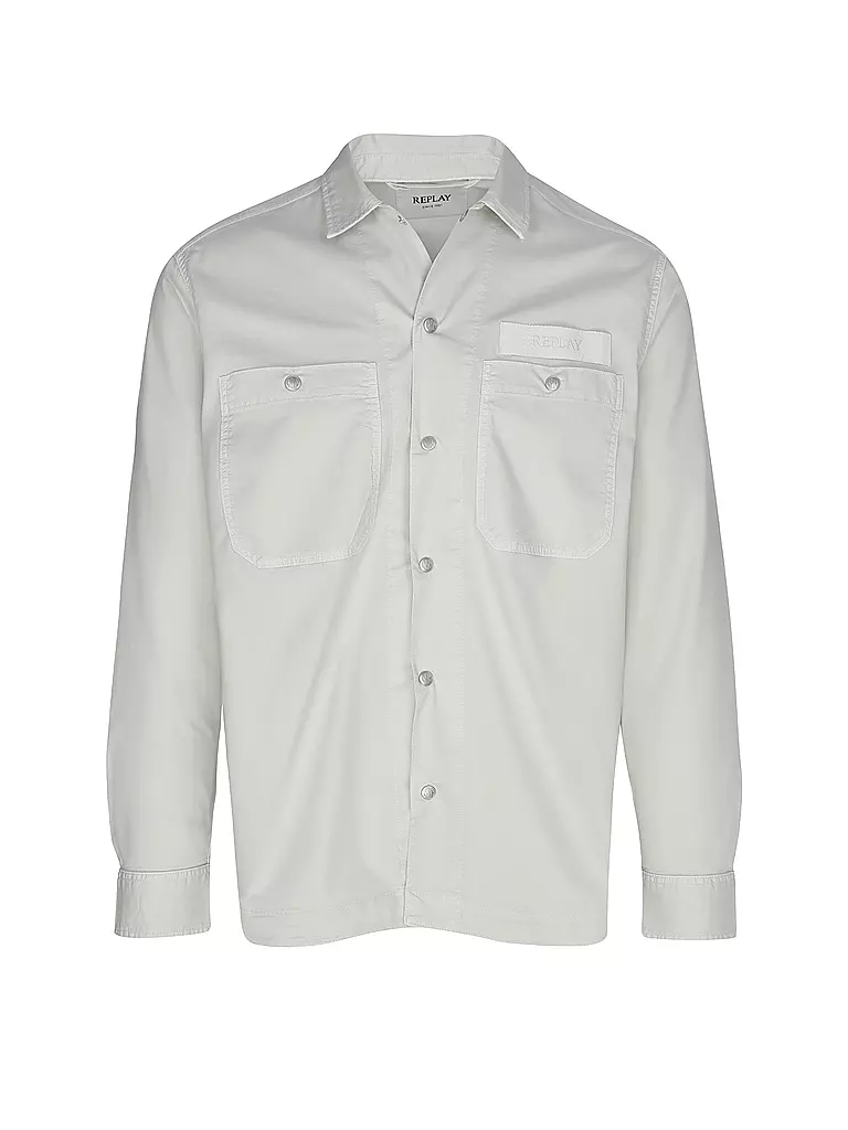 REPLAY | Overshirt  | grau