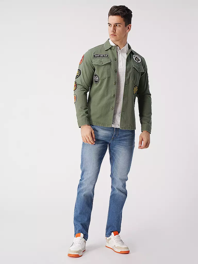REPLAY | Overshirt | grün