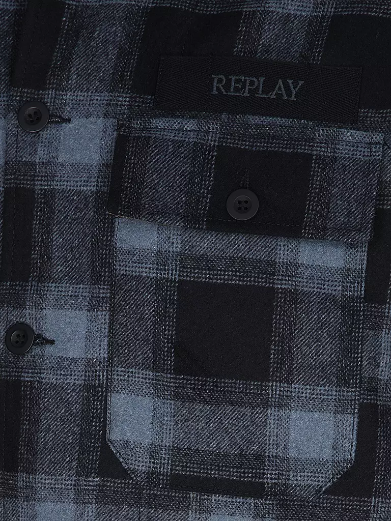 REPLAY | Overshirt | blau
