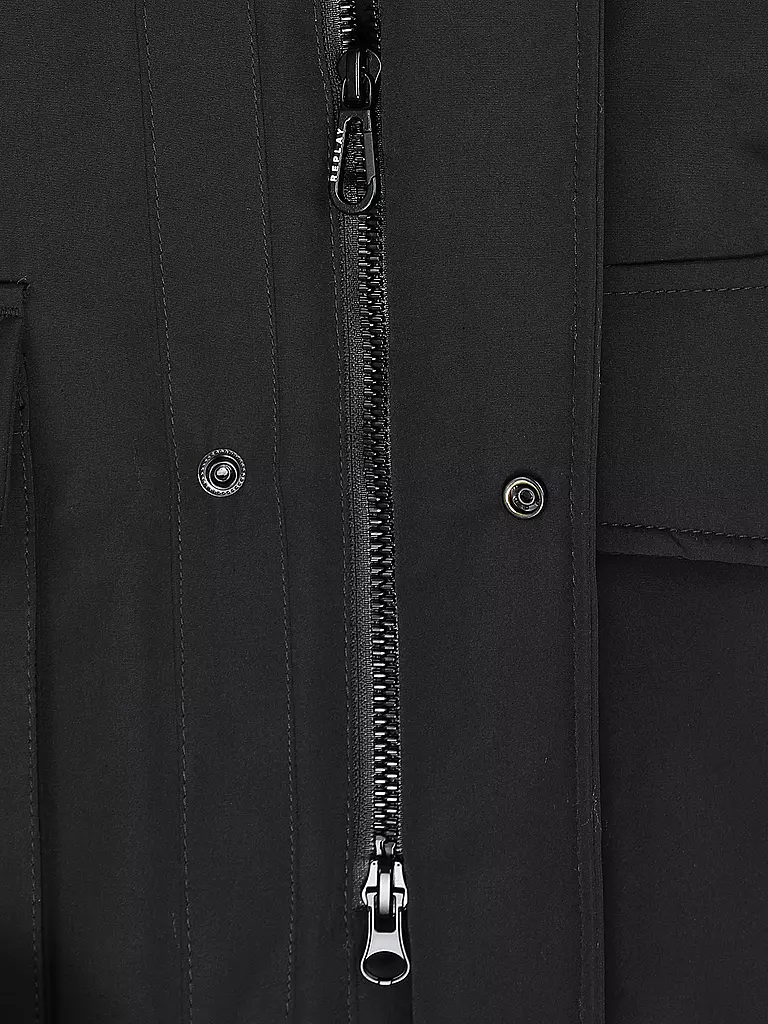REPLAY | Parka | schwarz