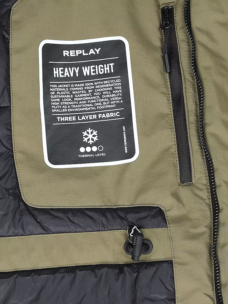 REPLAY | Parka | olive