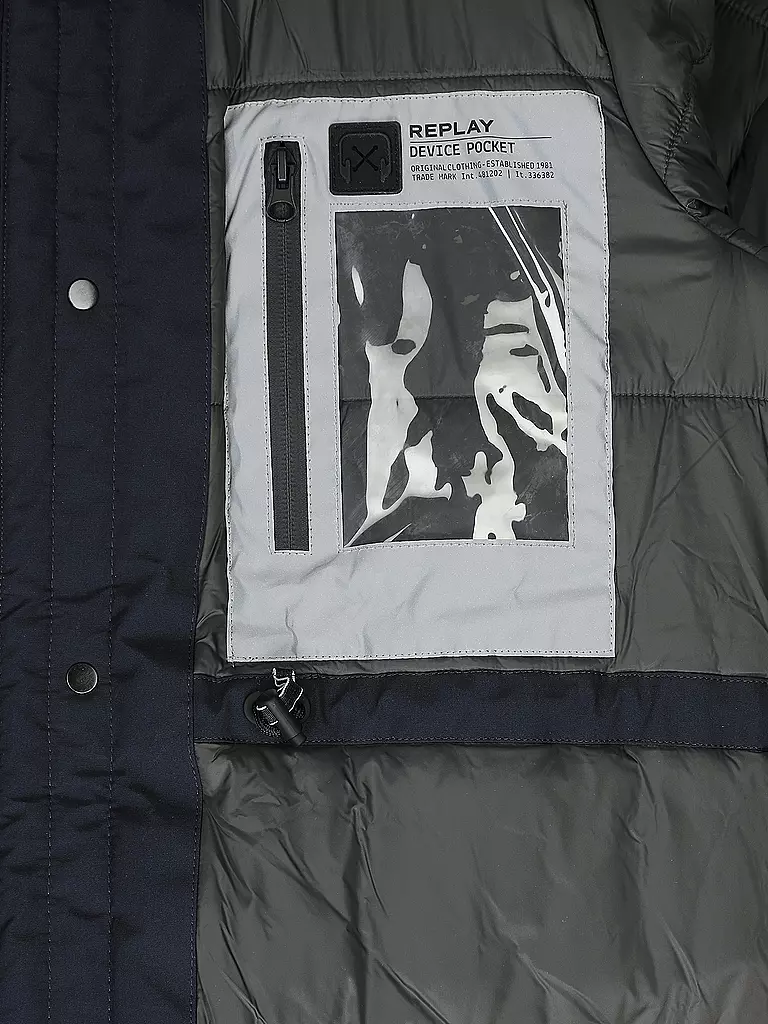 REPLAY | Parka | blau