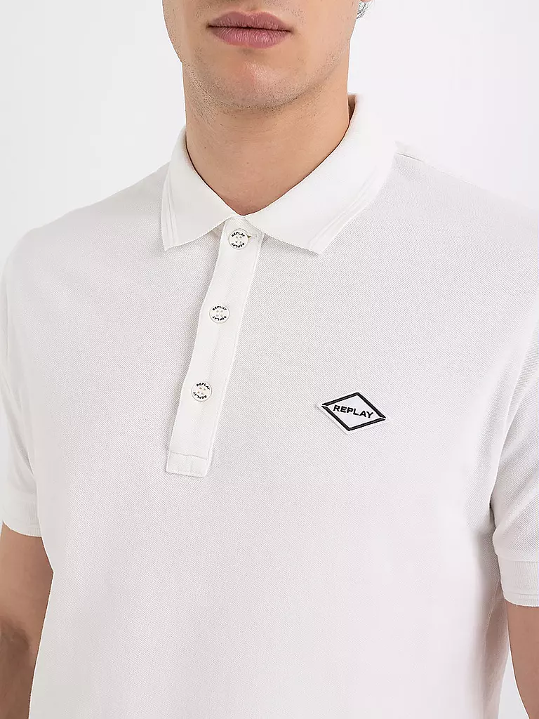 REPLAY | Poloshirt  | weiss