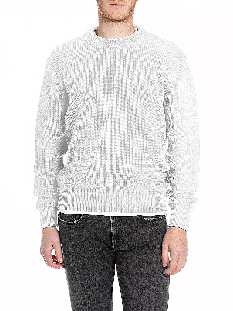 REPLAY | Pullover  | weiss
