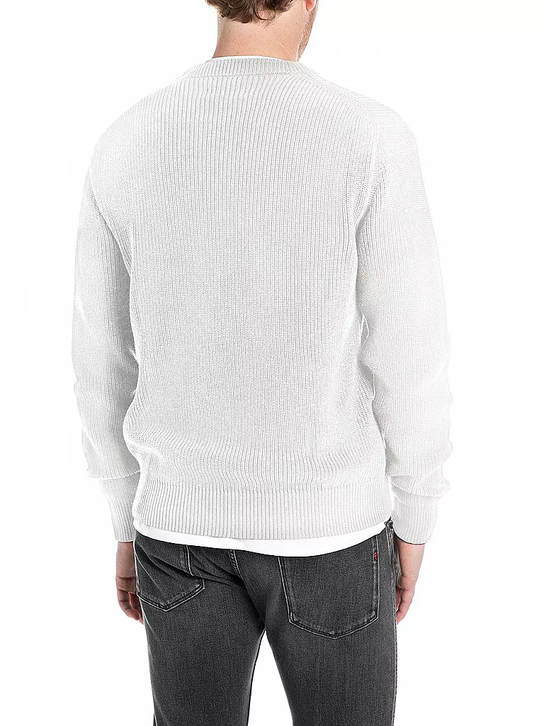REPLAY | Pullover  | weiss