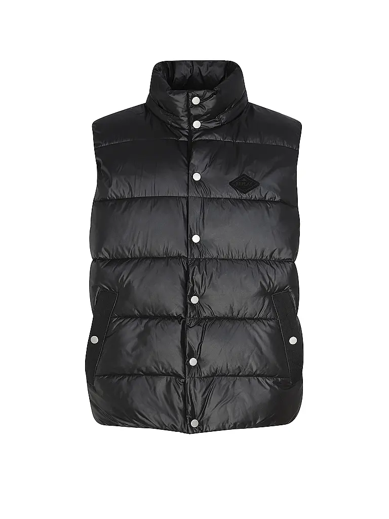 REPLAY | Steppgilet | schwarz