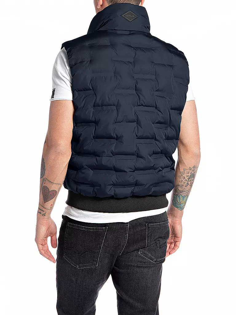 REPLAY | Steppgilet | blau