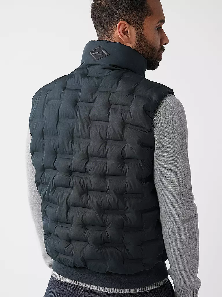 REPLAY | Steppgilet | dunkelgrün