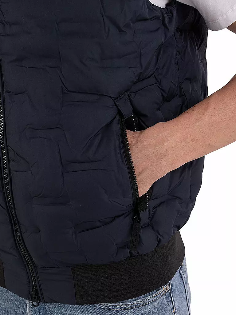 REPLAY | Steppgilet | blau