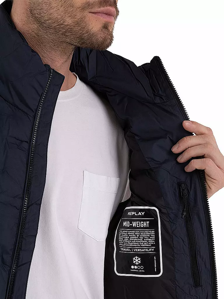 REPLAY | Steppgilet | blau