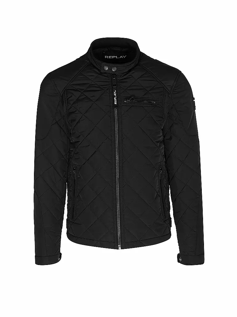 REPLAY | Steppjacke RACER | schwarz