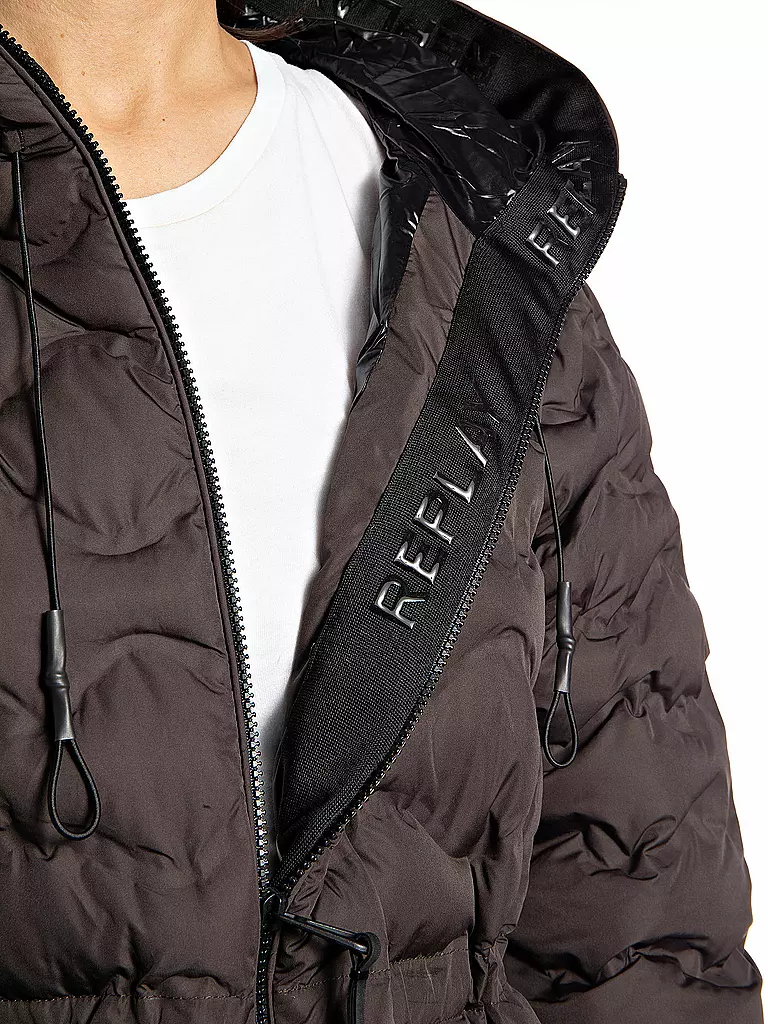 REPLAY | Steppmantel | braun