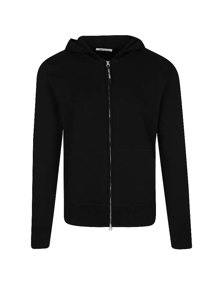 REPLAY | Strickjacke | schwarz