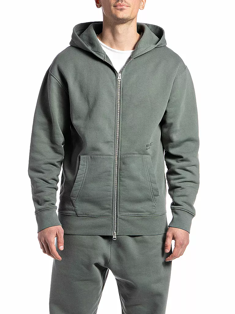 REPLAY | Sweatjacke  | grün