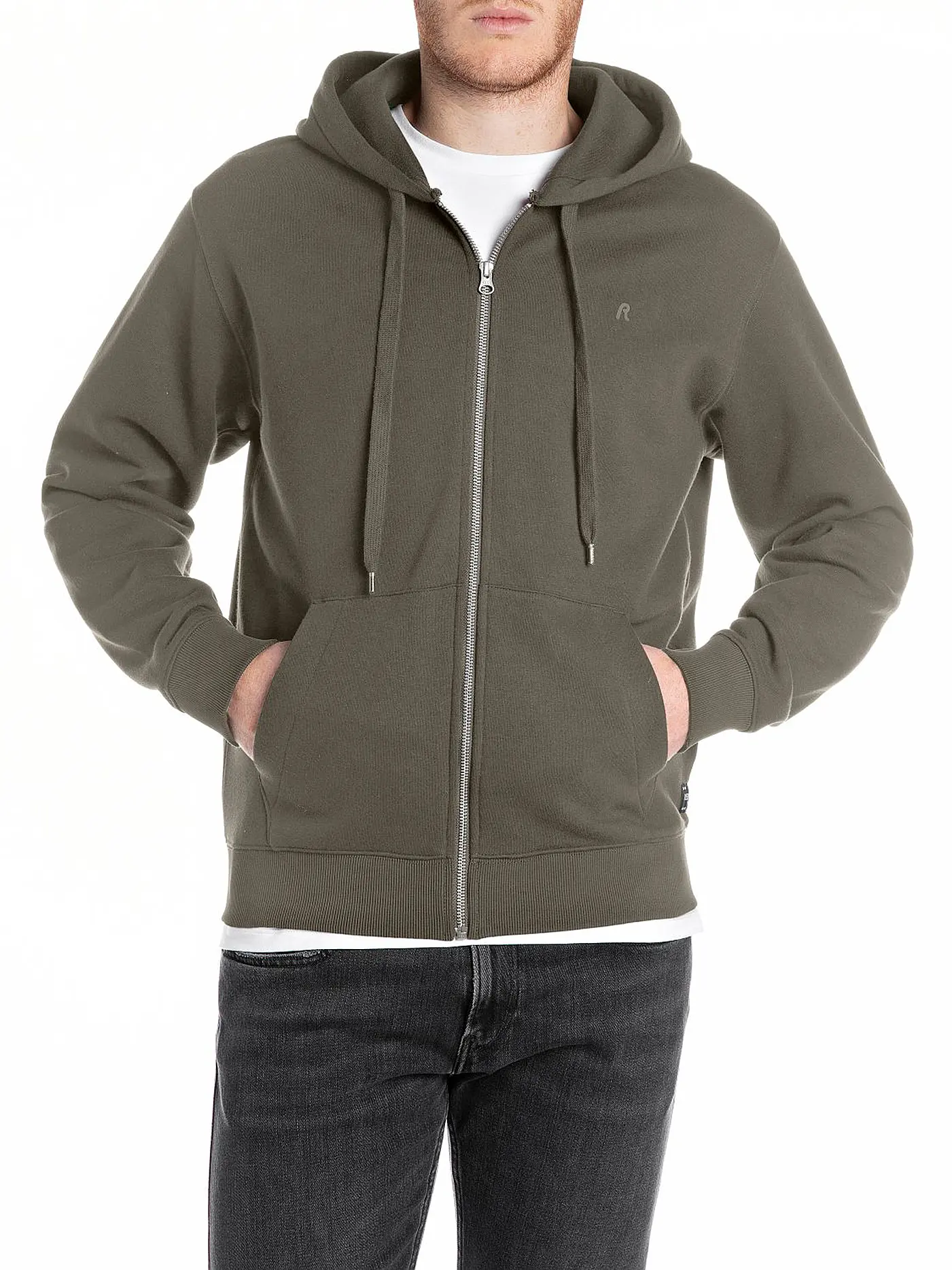 REPLAY | Sweatjacke  | olive