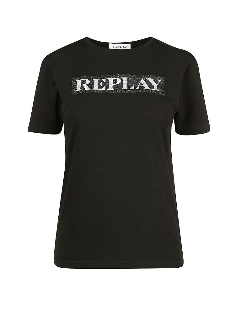 REPLAY | T Shirt | schwarz
