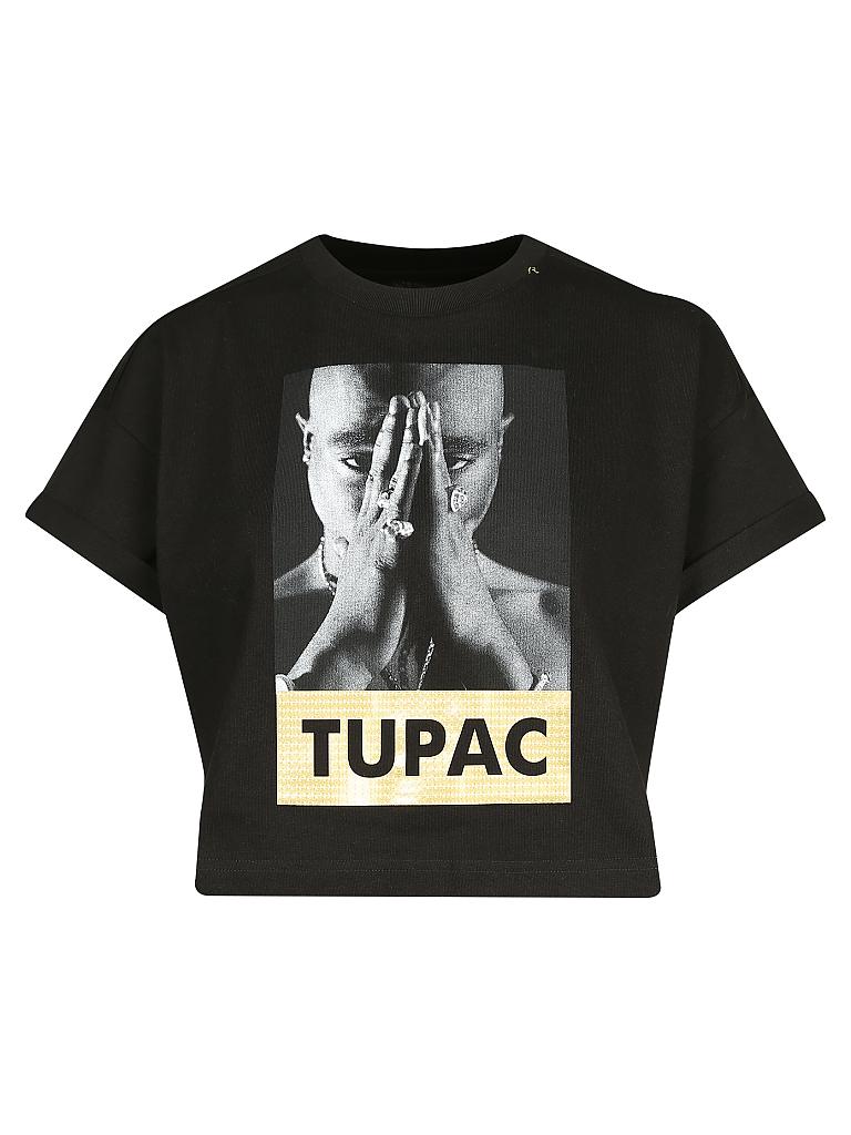REPLAY | T-Shirt - cropped "2Pac" (Limited Edition) | schwarz