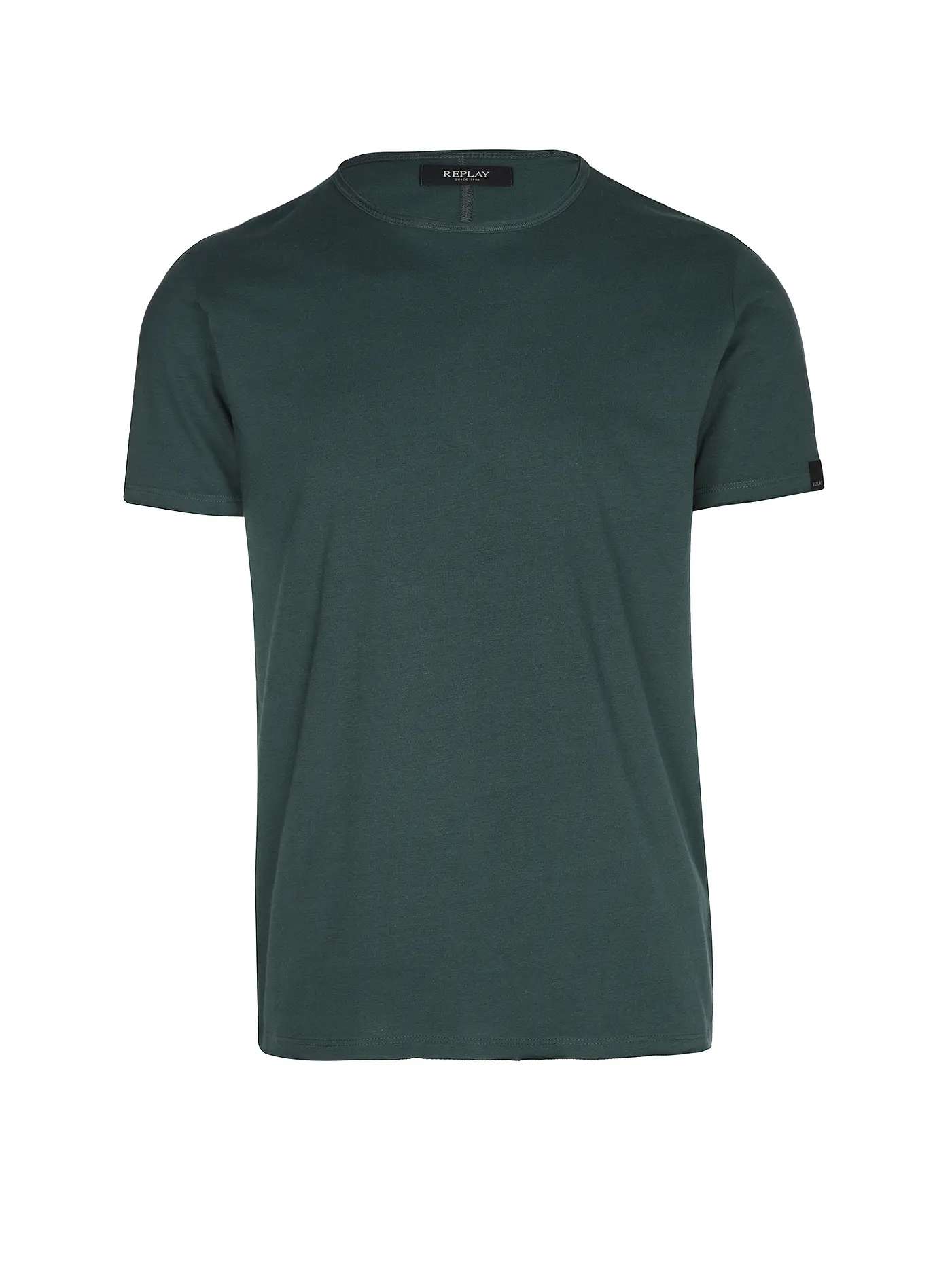 REPLAY | T-Shirt  | dunkelgrün