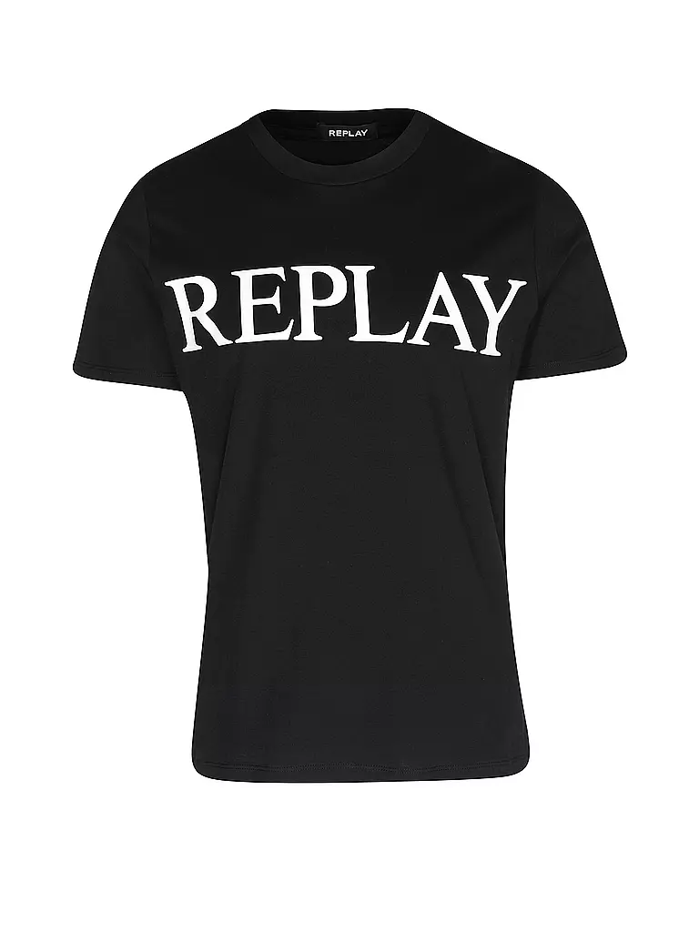 REPLAY | T-Shirt  | schwarz