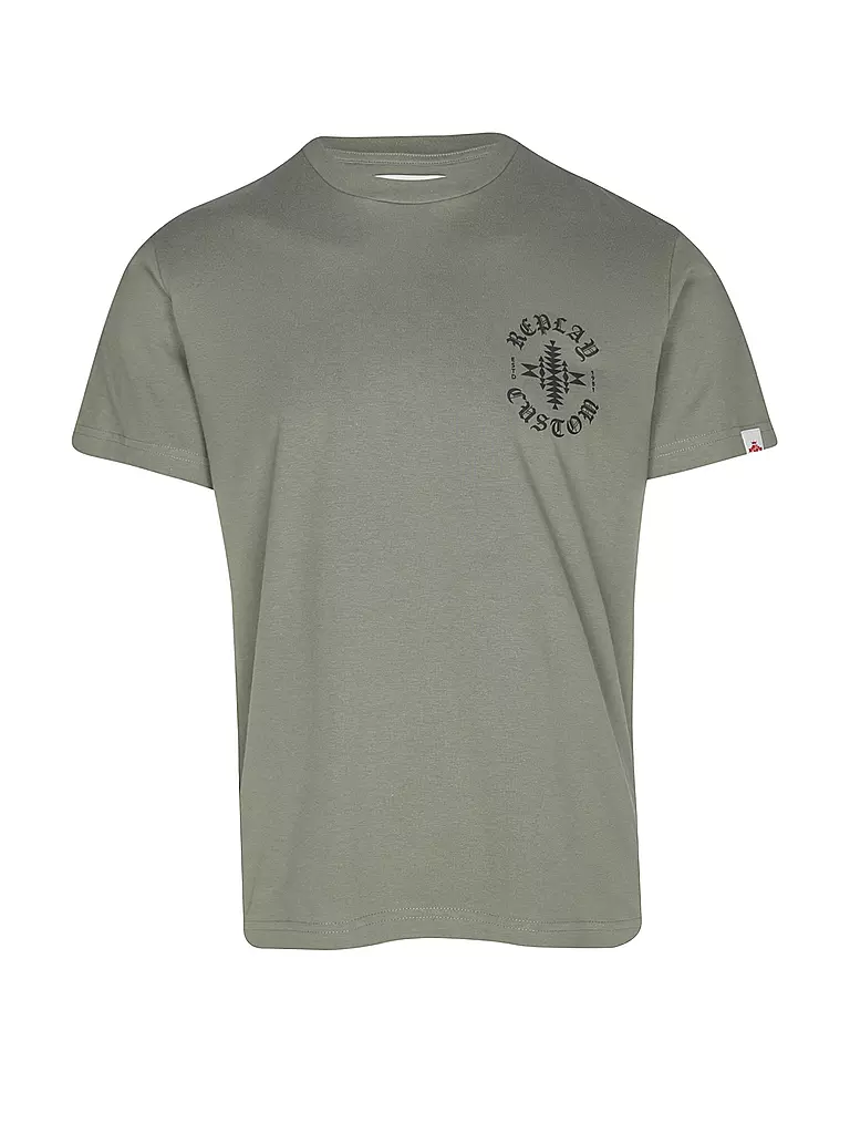 REPLAY | T-Shirt  | olive