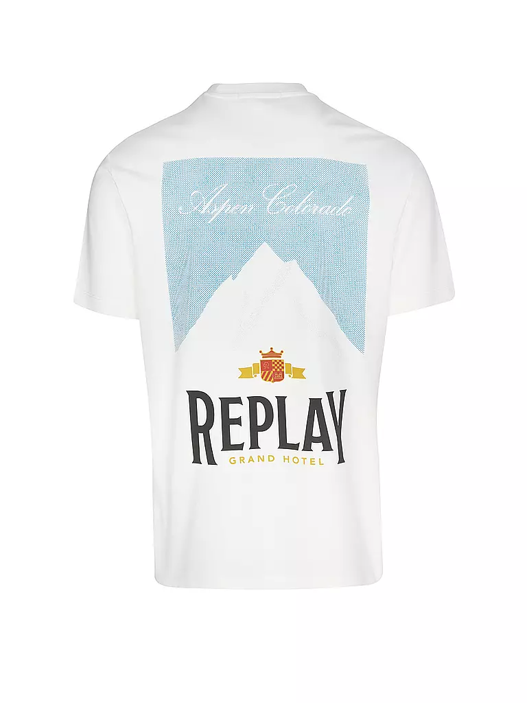 REPLAY | T-Shirt  | weiss