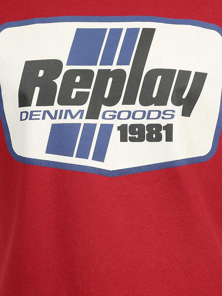 REPLAY | T-Shirt  | rot