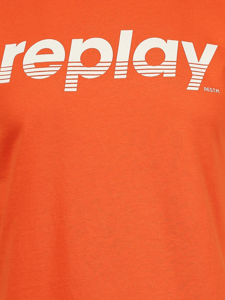 REPLAY | T-Shirt  | orange