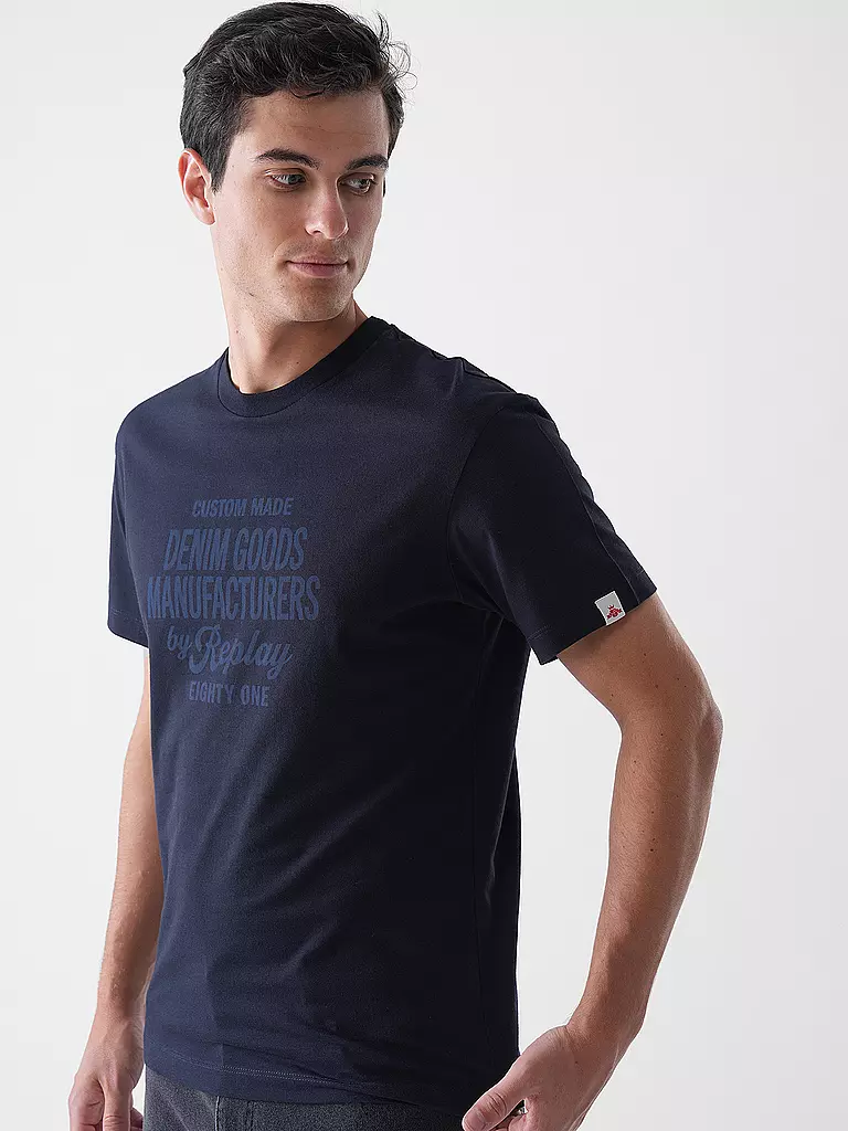 REPLAY | T-Shirt  | blau