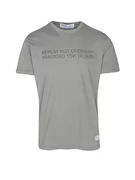 REPLAY | T-Shirt | hellgrau
