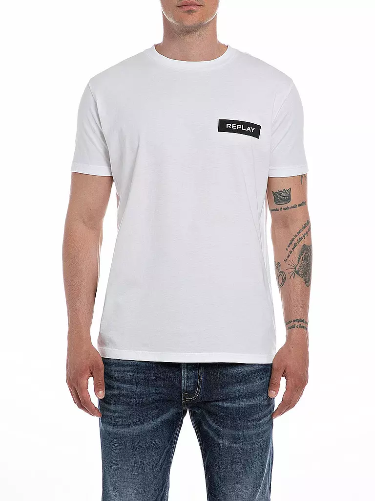 REPLAY | T-Shirt | weiss