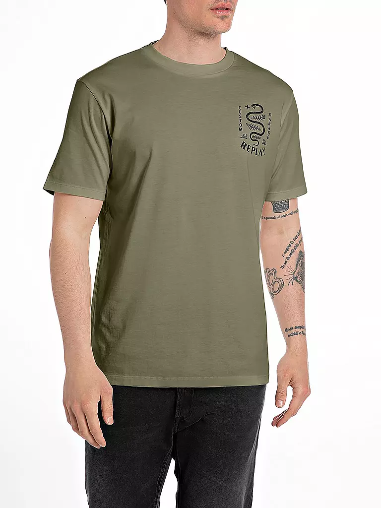 REPLAY | T-Shirt | olive