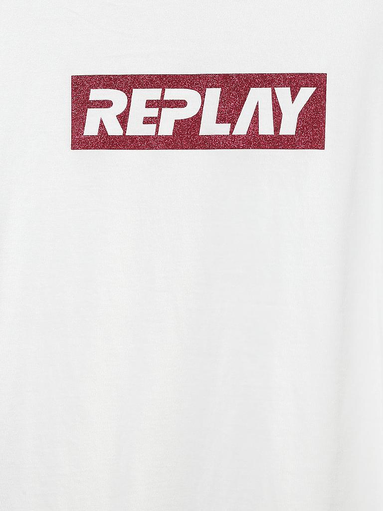 REPLAY | T-Shirt | weiß