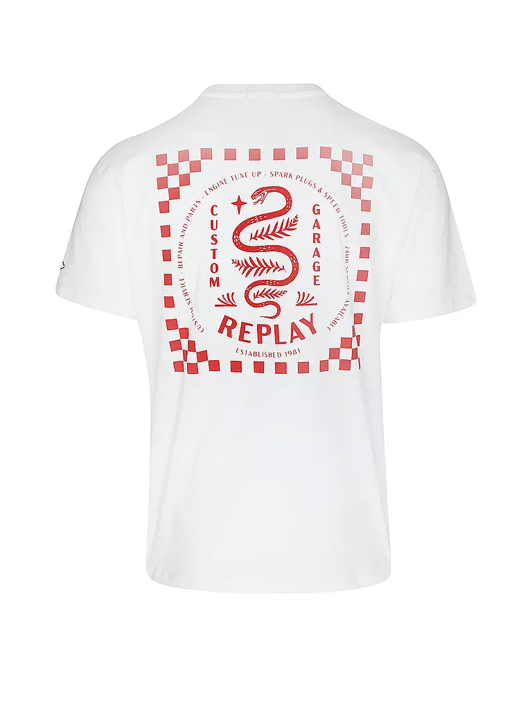 REPLAY | T-Shirt | weiss