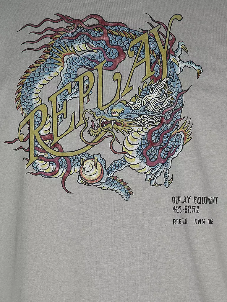 REPLAY | T-Shirt | grau