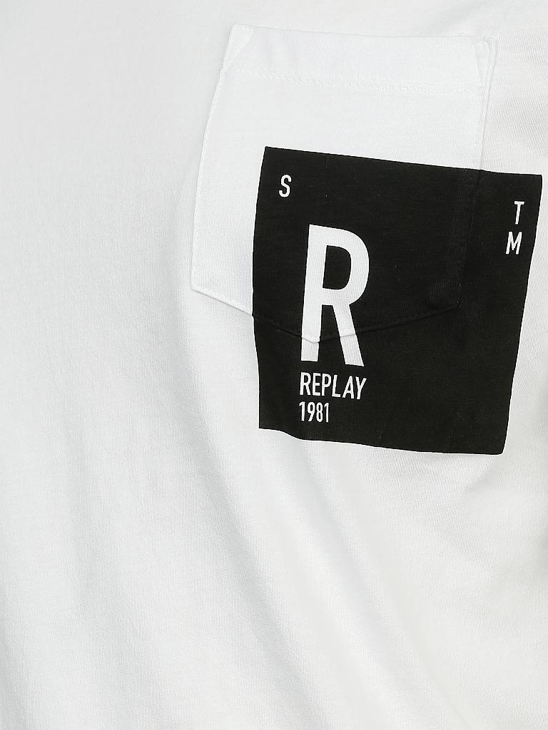 REPLAY | T-Shirt | weiß