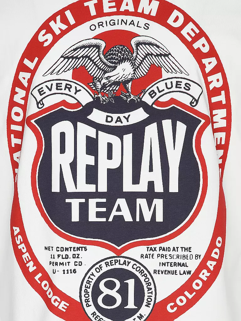 REPLAY | T-Shirt | weiss